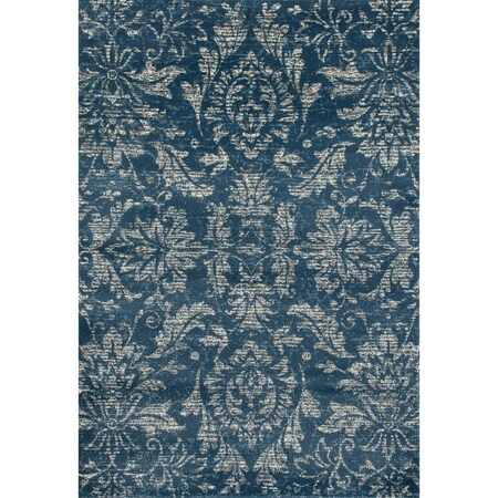 Art Carpet 9 X 12 Ft. Arabella Collection Arabesque Woven Area Rug, Blue 841864103440